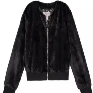 Victoria's Secret Black 2018 Faux Fur Jacket